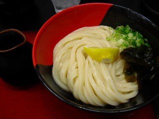 冷たいうどん ぶっかけ