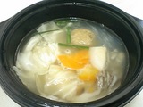 「鶏と野菜のコラーゲン鍋(塩味)」ファミリーマート