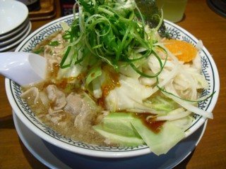 野菜肉そば
