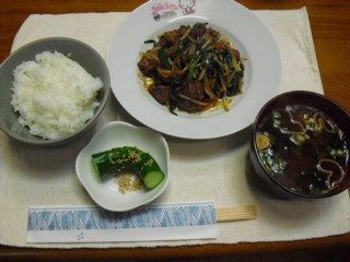夕食のメインを