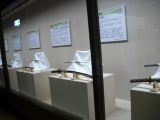 刀剣の展示