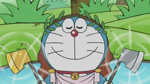 Doraemon 第6話 きこりの泉 かわいい石ころの話 牧村九天の外ドラ日記