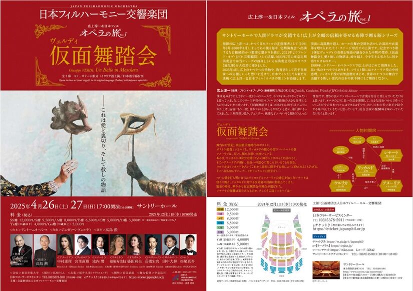 オペラ] ヴェルディ／「仮面舞踏会」 (2025/04 日本フィル「オペラの旅