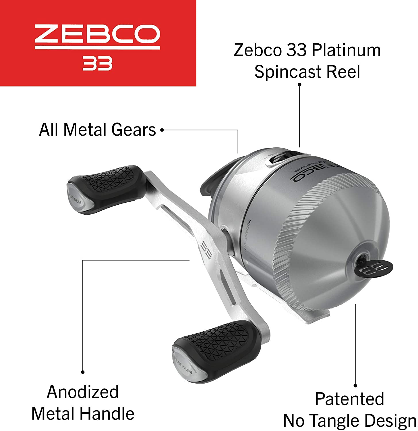 2020 NEW Zebco 33 Platinum Spincast : 試製 BassRod Third