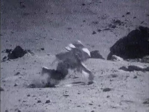 宇宙飛行士たちは月面で結構転んでます02