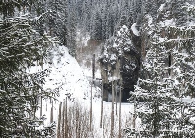 カザフスタンのカインディ湖06