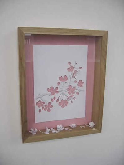 美しく繊細なペーパーアートの世界-桜