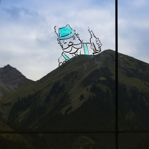 窓ガラスに落書き21