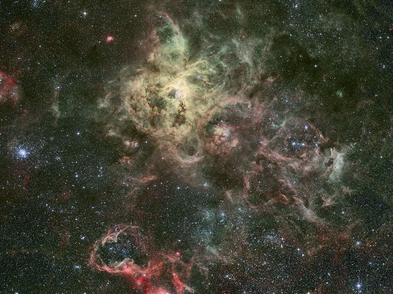 はるか大マゼラン雲にある色鮮やかな タランチュラ星雲 の写真 らばq はるか大マゼラン雲にある色鮮やかな タランチュラ星雲 の写真 らばq