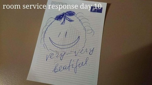 出張先のホテルでルームサービスと交流16