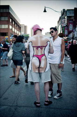 ビキニTシャツ11