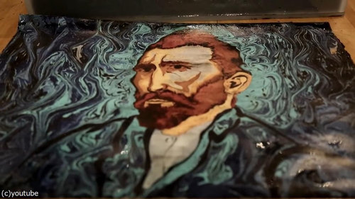 水面に描くゴッホ12