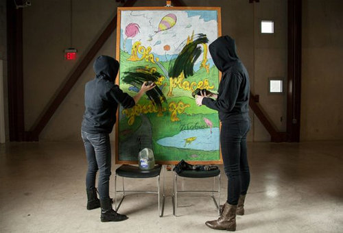 美大生の黒板の落書き23