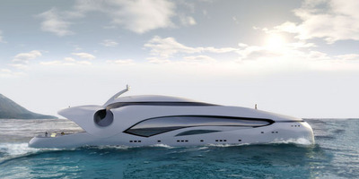 未来的なヨット01