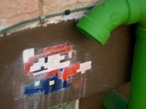 マリオ落書き00