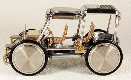 時計で作ったバイク15