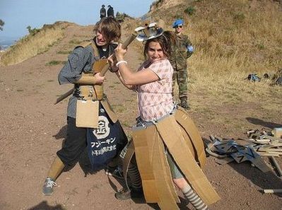 ダンボールの芯ファイト18