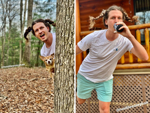 長髪な彼氏のヘアスタイルを魔改造08