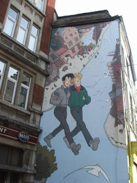 ベルギー・ブリュッセルに描かれたコミックス・グラフィティ29