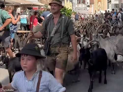 200頭のヤギが山から降りてくる…ドイツの伝統行事「ゴート・ドライブ・ダウン」が圧巻