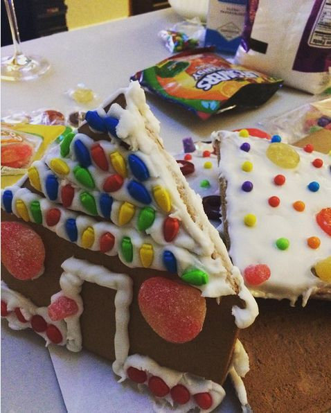 自作のクリスマス・スイーツの失敗例01