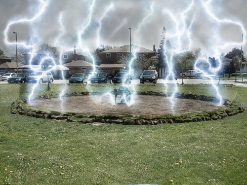 学校の花壇でやってみた09