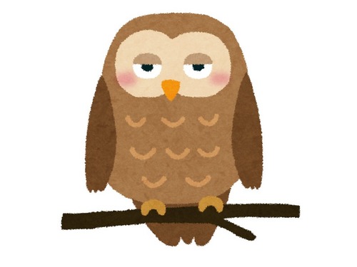 フクロウそっくり