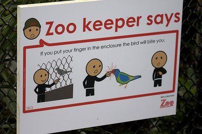 動物園の面白標識04