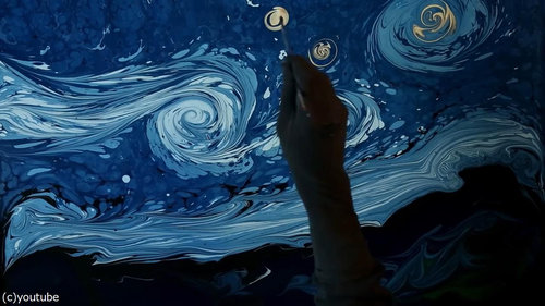 水面に描くゴッホ05