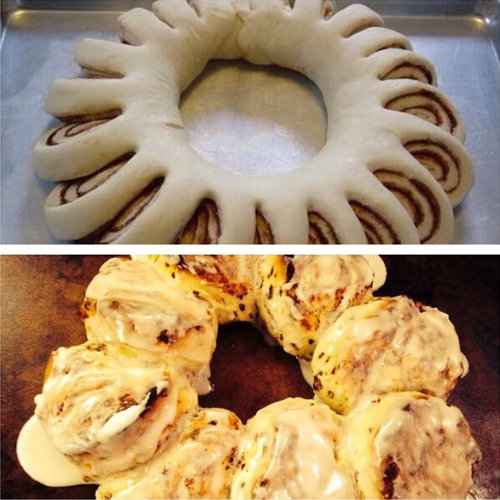 自作のクリスマス・スイーツの失敗例02