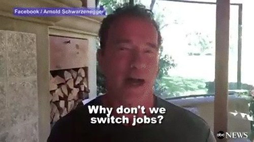 トランプ大統領ヘノシュワルツネッガーの返事02