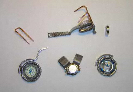 時計で作ったバイク01