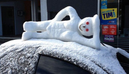 ブラジルに30年ぶりの雪20