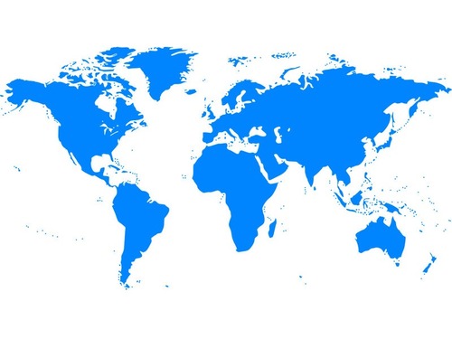 メルカトル図法での国と、実際の国のサイズの差