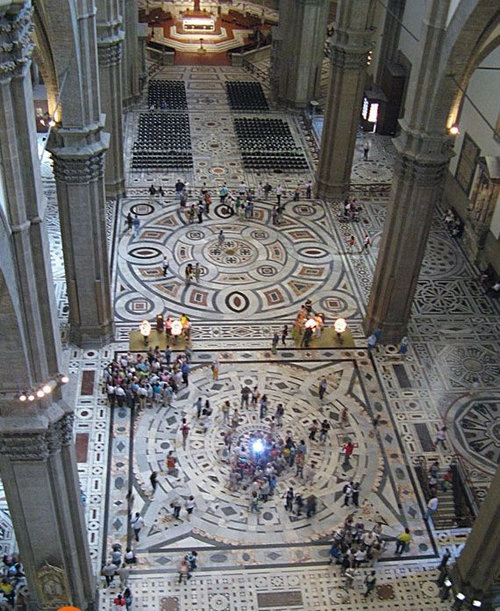 フィレンツェの大聖堂の模様05