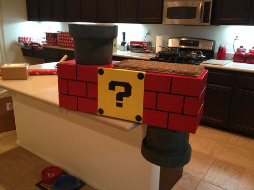 スーパーマリオな猫の遊び場01