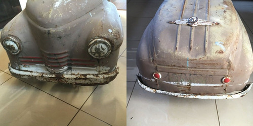 ソ連時代の子ども用のペダル車をレストア08