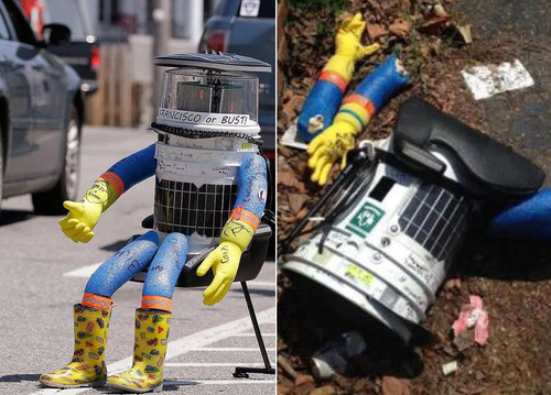 ロボットにヒッチハイク03