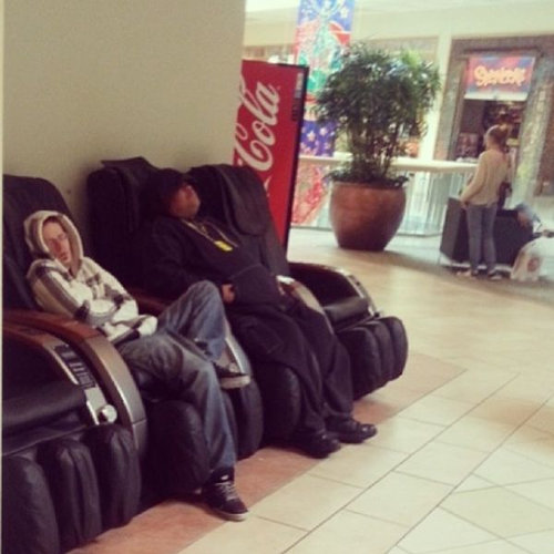 買い物に付き合った男たち14