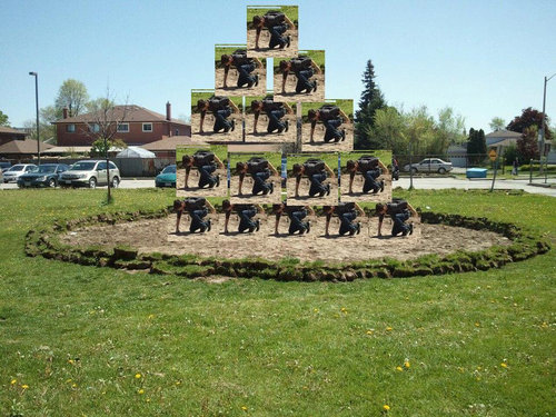 学校の花壇でやってみた06