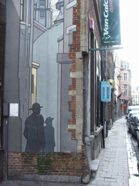 ベルギー・ブリュッセルに描かれたコミックス・グラフィティ27