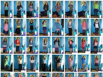 1年間、毎日服を変えて写真撮影した女性のブログ