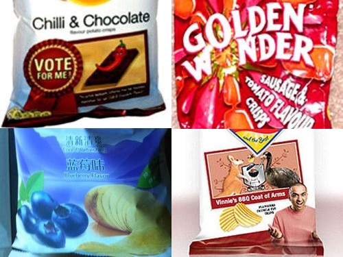 世界各国のポテトチップスの味