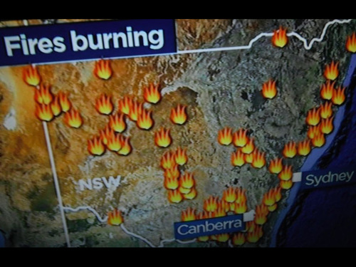 現在 オーストラリア 火事