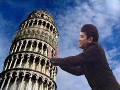 ピサの斜塔の修正写真09