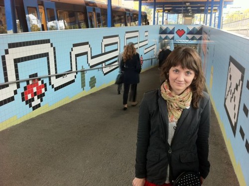 ストックホルムの駅が8bitゲーム風08