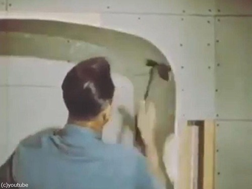 石膏ボードの職人芸06