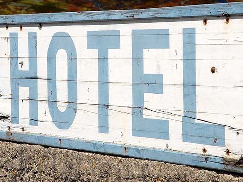 ホテルの張り紙00