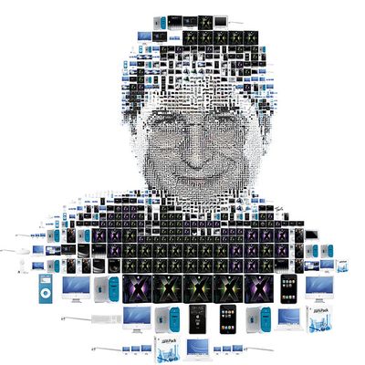 Apple製品の写真によって描かれたビル・ゲイツ