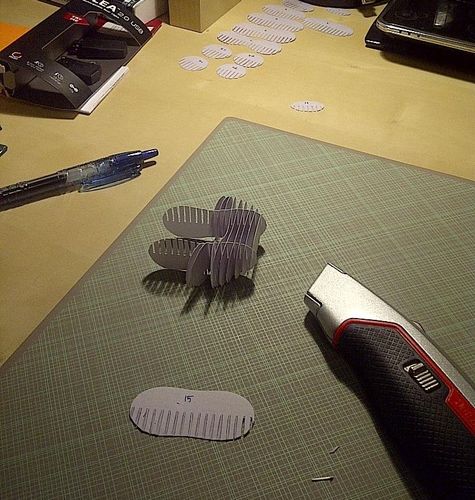 紙のドーナツ09